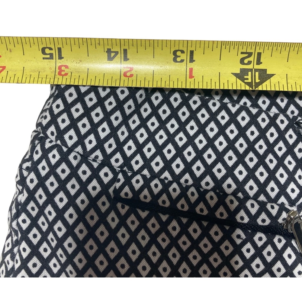 Beth & Madison Black & White Diamond Print Career Pants Size 12 - Picture 4 of 12